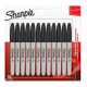 Sharpie 1996111 marcador permanente Punta fina Negro 12 pieza(s)